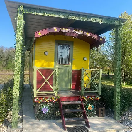 Roulotte pour une nuit en amoureux tout équipée.. Noyelles-sur-Mer Extérieur photo